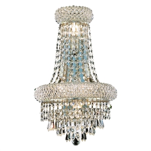 Elegant Lighting Primo 18&quot 4 Light Royal Crystal Wall Sconce