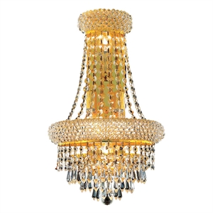 Elegant Lighting Primo 18&quot 4 Light Royal Crystal Wall Sconce