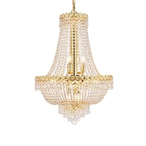 Elegant Lighting Century 20&quot 12 Light Royal Crystal Chandelier