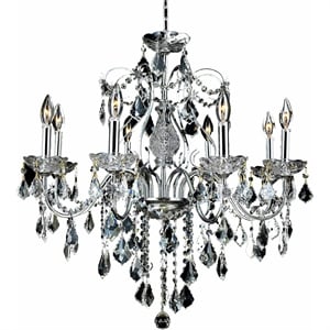 Elegant Lighting St. Francis 26&quot 8 Light Royal Crystal Chandelier