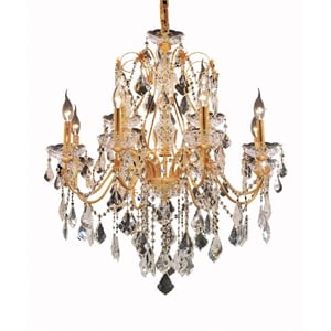 Elegant Lighting St. Francis 28&quot 12 Light Royal Crystal Chandelier