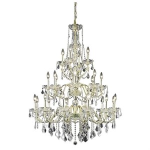 st. francis royal crystal chandelier in gold