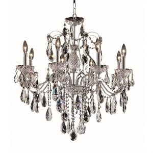 Elegant Lighting St. Francis 26&quot 8 Light Royal Crystal Chandelier