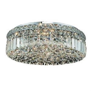 maxime royal crystal flush mount in chrome (a)
