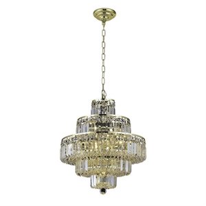 maxime royal crystal chandelier in gold (c)