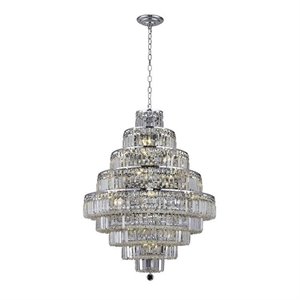 maxime royal crystal chandelier in chrome (n)