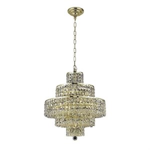 maxime royal crystal chandelier in gold (d)