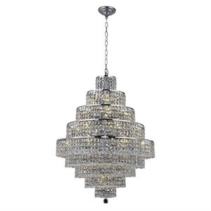 maxime royal crystal chandelier in chrome (o)
