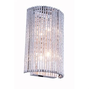 Elegant Lighting Influx 7&quot 2 Light Royal Crystal Wall Sconce
