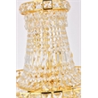 Elegant Lighting Tranquil 12-Light Crystal & Steel Chandelier in Gold