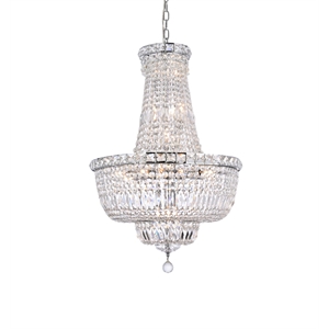 Elegant Lighting Tranquil 22&quot 22 Light Royal Crystal Chandelier