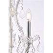 Elegant Lighting Maria Theresa 4 Light Royal Crystal Chandelier