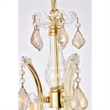 Elegant Lighting Maria Theresa 4 Light Royal Crystal Chandelier