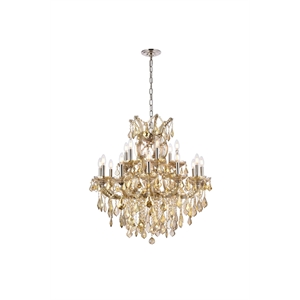 Elegant Lighting Maria Theresa 30&quot 19 Light Royal Crystal Chandelier