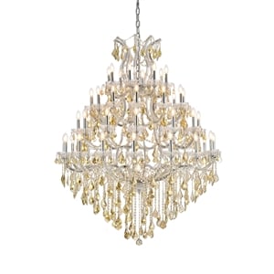 Elegant Lighting Maria Theresa 46&quot 49 Light Royal Crystal Chandelier