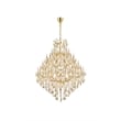 Elegant Lighting Maria Theresa 49-Light Royal Crystal Chandelier in Gold/Clear