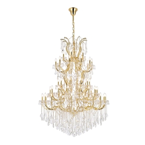 Elegant Lighting Maria Theresa 54&quot 61 Light Royal Crystal Chandelier