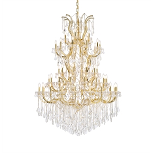 Elegant Lighting Maria Theresa 54&quot 61 Light Royal Crystal Chandelier