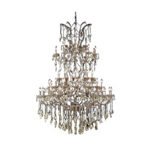 maria theresa royal crystal chandelier in golden teak (a)