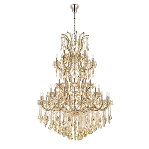 Elegant Lighting Maria Theresa 54&quot 61 Light Royal Crystal Chandelier