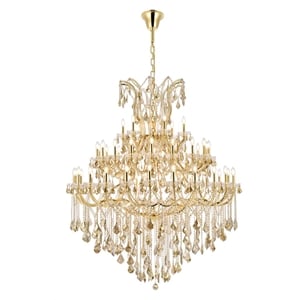 Elegant Lighting Maria Theresa 60&quot 49 Light Royal Crystal Chandelier