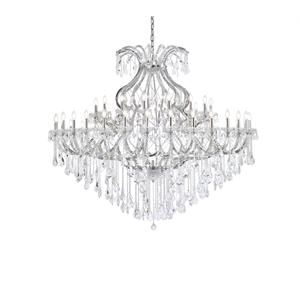 Elegant Lighting Maria Theresa 72&quot 49 Light Royal Crystal Chandelier
