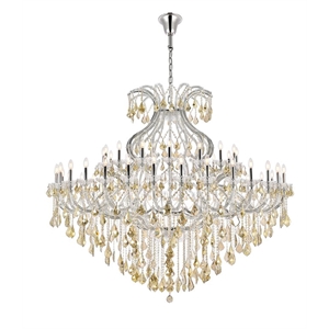 Elegant Lighting Maria Theresa 72&quot 49 Light Royal Crystal Chandelier