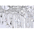 Elegant Lighting Maria Theresa 84 Light Glass Royal Crystal Chandelier in Chrome