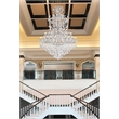 Elegant Lighting Maria Theresa 84 Light Glass Royal Crystal Chandelier in Chrome