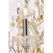 Elegant Lighting Maria Theresa 84 Light Glass Royal Crystal Chandelier in Chrome