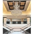 Elegant Lighting Maria Theresa 84 Light Glass Royal Crystal Chandelier in Chrome