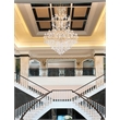 Elegant Lighting Maria Theresa 84 Light Glass Royal Crystal Chandelier in Gold