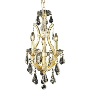 Elegant Lighting Maria Theresa 12&quot 4 Light Royal Crystal Chandelier
