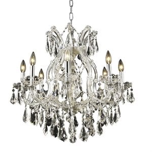 Elegant Lighting Maria Theresa 26&quot 9 Light Royal Crystal Chandelier