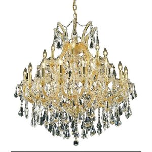 Elegant Lighting Maria Theresa 36&quot 24 Light Royal Crystal Chandelier