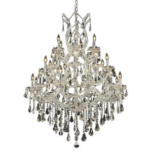 Elegant Lighting Maria Theresa 38&quot 28 Light Royal Crystal Chandelier