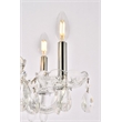 Elegant Lighting Princeton 8 Light Royal Crystal Chandelier in Chrome