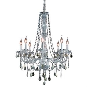 Elegant Lighting Verona 28&quot 8 Light Royal Crystal Chandelier