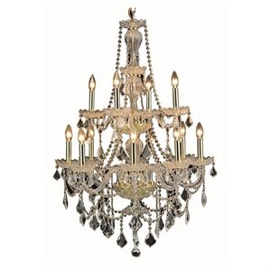 giselle royal crystal chandelier in gold (a)