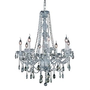 Elegant Lighting Verona 28&quot 8 Light Royal Crystal Chandelier