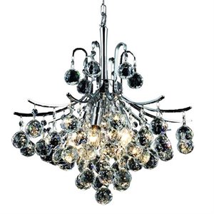 toureg royal crystal chandelier in chrome