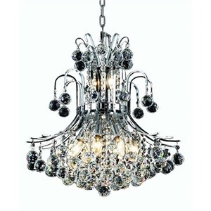 Elegant Lighting Toureg 19&quot 10 Light Royal Crystal Chandelier