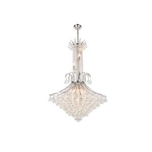 Elegant Lighting Toureg 35&quot 16 Light Royal Crystal Chandelier
