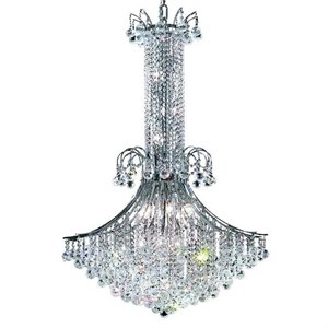 toureg royal crystal chandelier in chrome