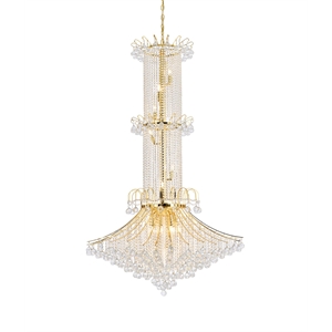 Elegant Lighting Toureg 44&quot 20 Light Royal Crystal Chandelier