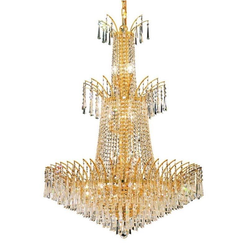Elegant Lighting Victoria 32 18 Light Spectra Crystal Chandelier Elegant Lighting Victoria 32