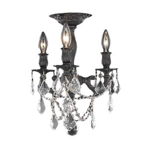 rosalia royal crystal chandelier in dark bronze (b)