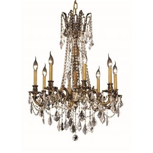 rosalia royal crystal chandelier in french gold (a)