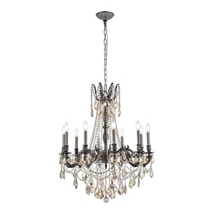 Elegant Lighting Rosalia 28&quot 10 Light Royal Crystal Chandelier