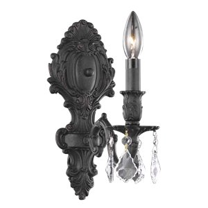 Elegant Lighting Monarch 5&quot Royal Crystal Wall Sconce